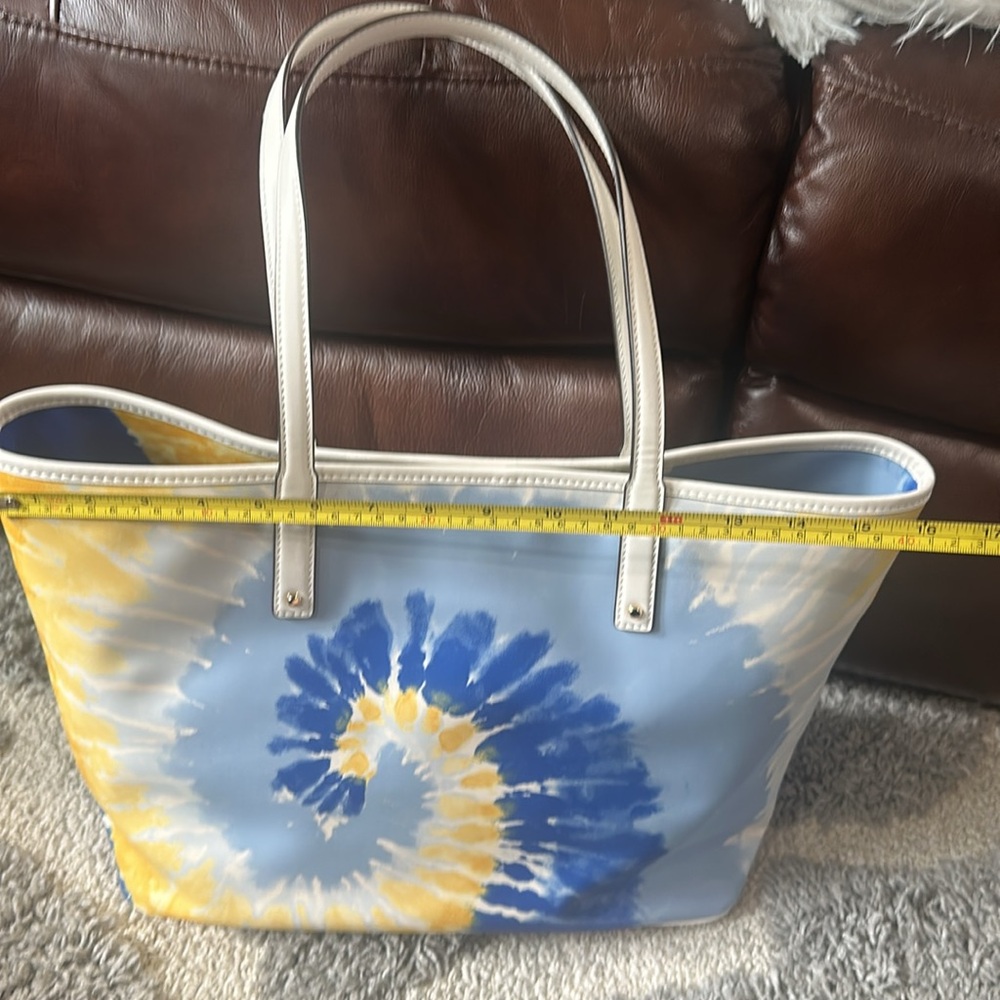 Michael Kors Vibrant Blue and Yellow large tote. NWT - Picture 11 of 13